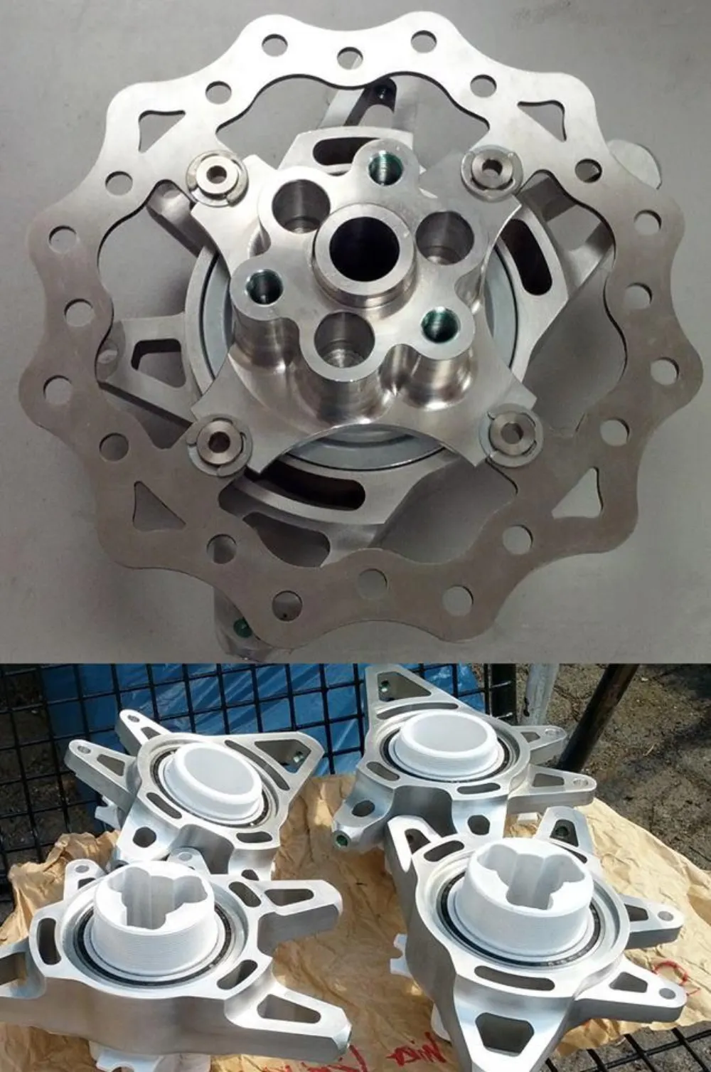 Lightweight wheel carrier (FEA-optimized)